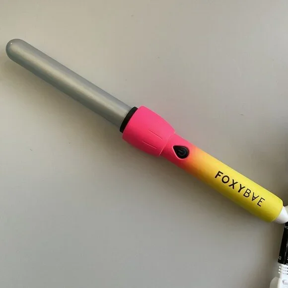 FOXY BAE CURLING WAND 25MM NEON ELECTRIC DREAM CURLING IRON LIKE NEW